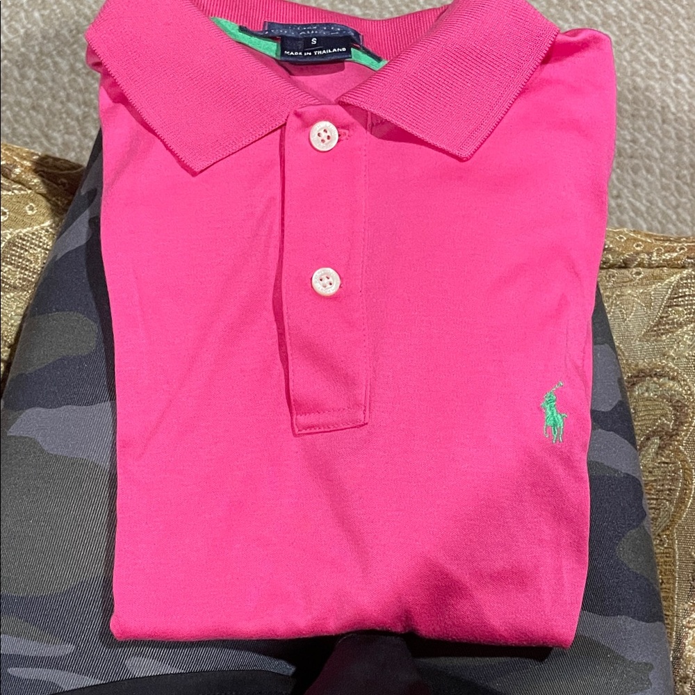 Ralph Lauren women’s  Polo in Vibrant Pink slim fit S